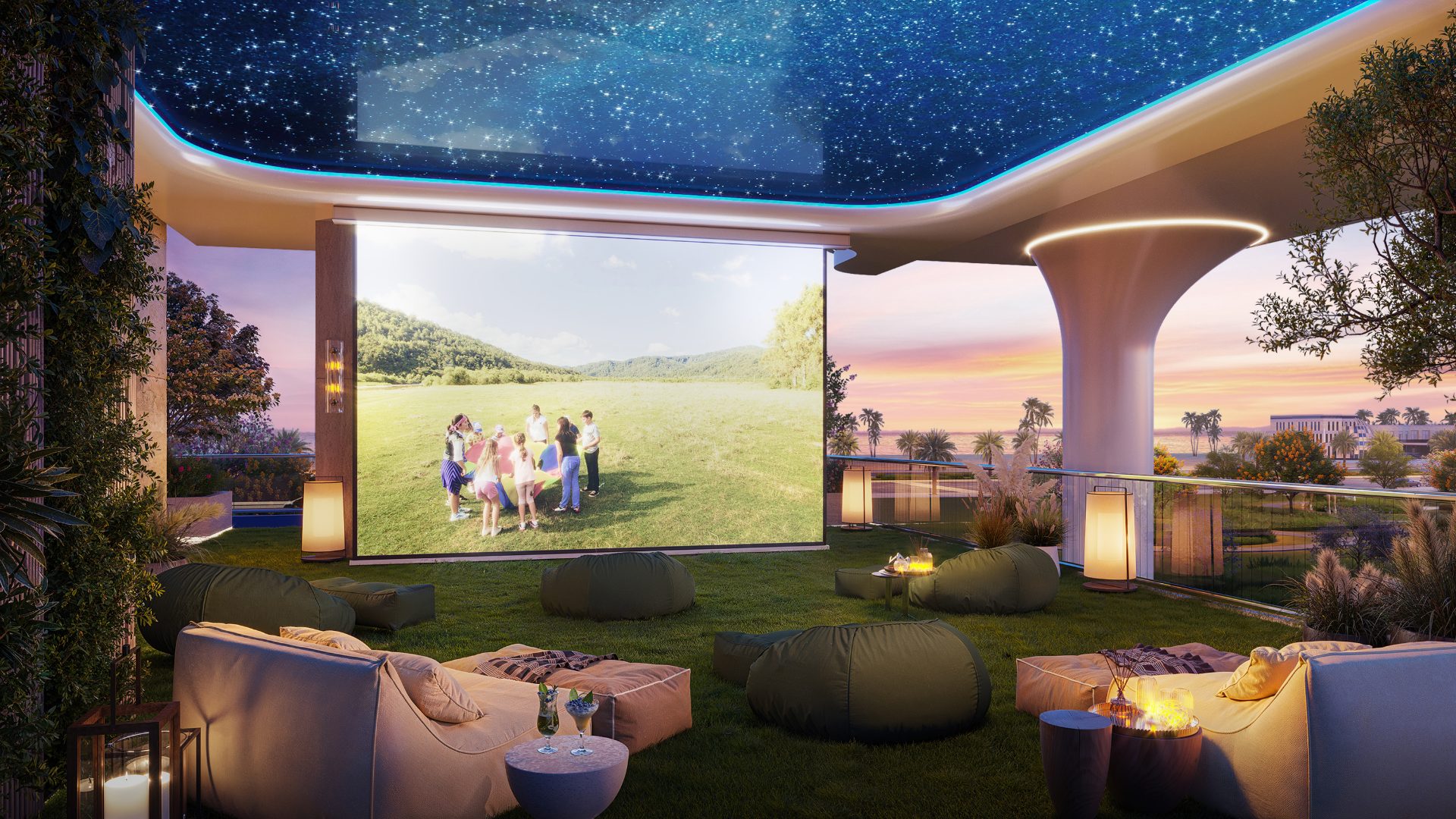 Outdoor cinema